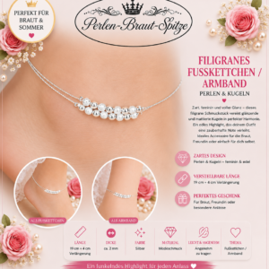 fußkette fußkettchen fusskette armband kette schmuck silber damen mode #22